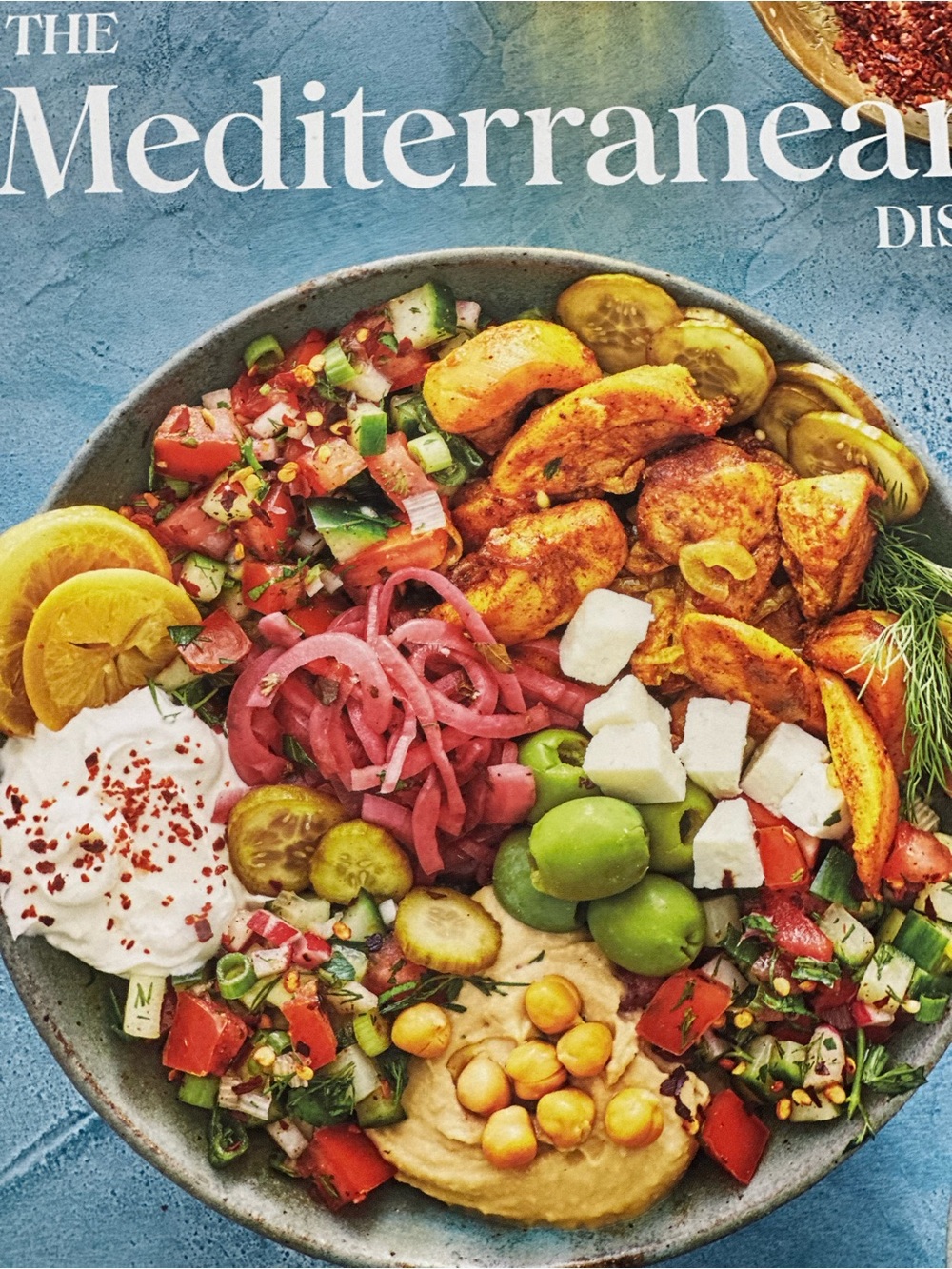 The Mediterranean Dish Cookbook — Blue Cover - Picture 2 of 7